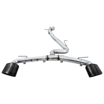 AWE Tuning 18-19 Audi TT RS 8S/RK3 2.5L Turbo Track Edition Exhaust - Diamond Black RS-Style Tips NP Motorsports