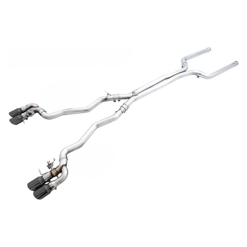 AWE Tuning 18-19 BMW F90 M5 SwitchPatch Cat-Back Exhaust- Black Diamond Tips NP Motorsports