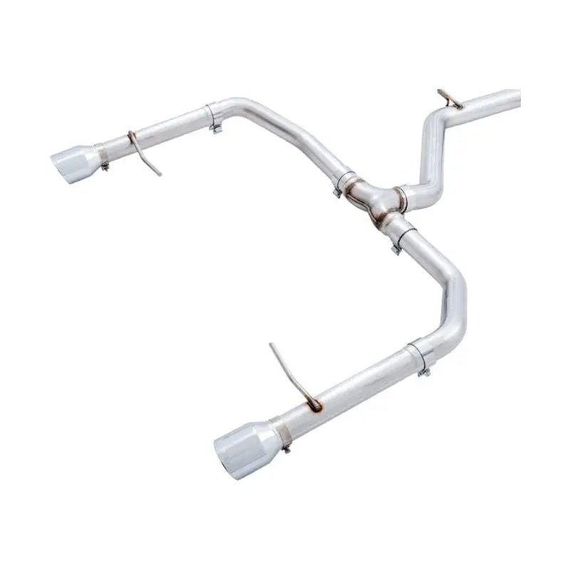 AWE Tuning 18-21 Volkswagen Jetta GLI Mk7 Track Edition Exhaust - Chrome Silver Tips (Fits OEM DP) - Get it from Bo