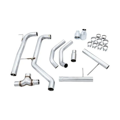 AWE Tuning 18-21 Volkswagen Jetta GLI Mk7 Track Edition Exhaust - Chrome Silver Tips (Fits OEM DP) - Get it from Bo