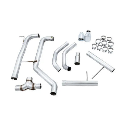 AWE Tuning 18-21 Volkswagen Jetta GLI Mk7 Track Edition Exhaust - Chrome Silver Tips (Fits OEM DP) NP Motorsports