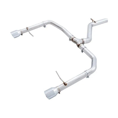 AWE Tuning 18-21 Volkswagen Jetta GLI Mk7 Track Edition Exhaust - Chrome Silver Tips (Fits OEM DP) NP Motorsports