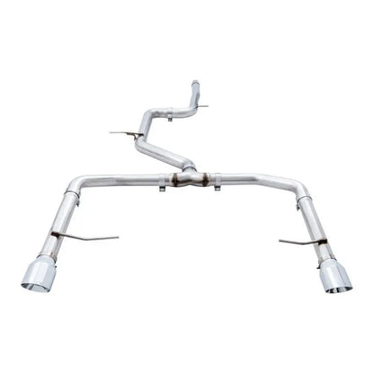 AWE Tuning 18-21 Volkswagen Jetta GLI Mk7 Track Edition Exhaust - Chrome Silver Tips (Fits OEM DP) NP Motorsports