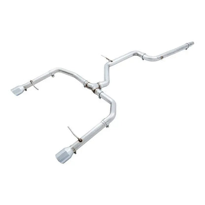 AWE Tuning 18-21 Volkswagen Jetta GLI Mk7 Track Edition Exhaust - Chrome Silver Tips (Fits OEM DP) NP Motorsports