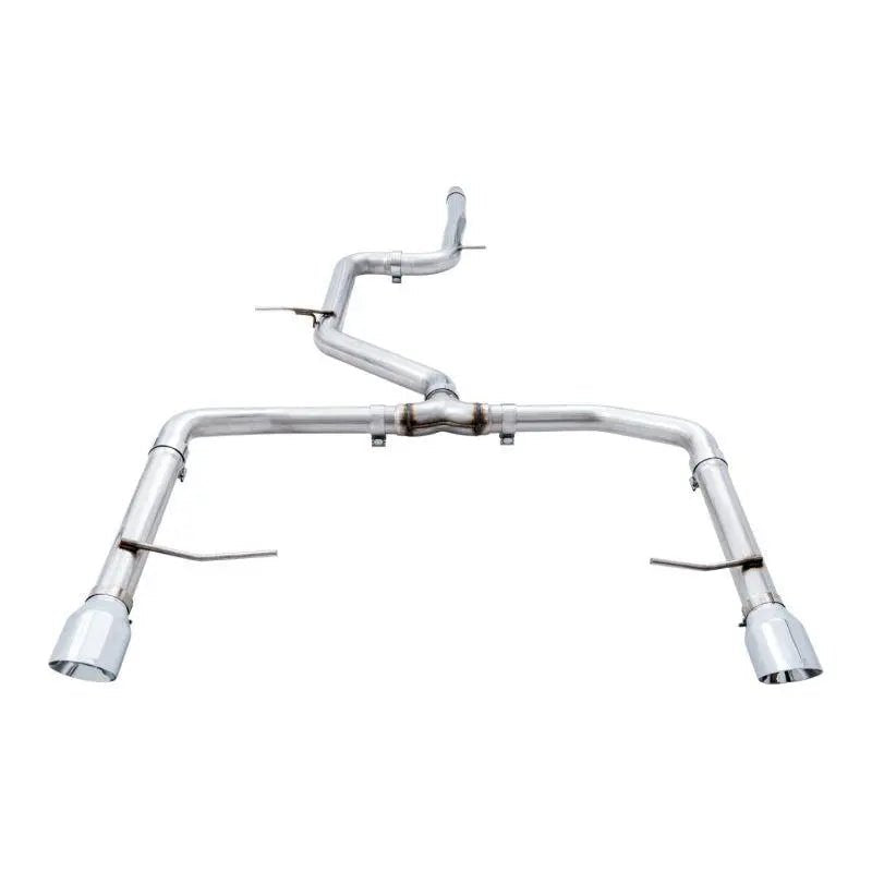 AWE Tuning 18-21 Volkswagen Jetta GLI Mk7 Track Edition Exhaust - Chrome Silver Tips (Fits OEM DP) - Get it from Bo