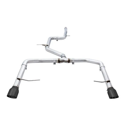 AWE Tuning 18-21 Volkswagen Jetta GLI Mk7 Track Edition Exhaust - Diamond Black Tips (Fits OEM DP) NP Motorsports