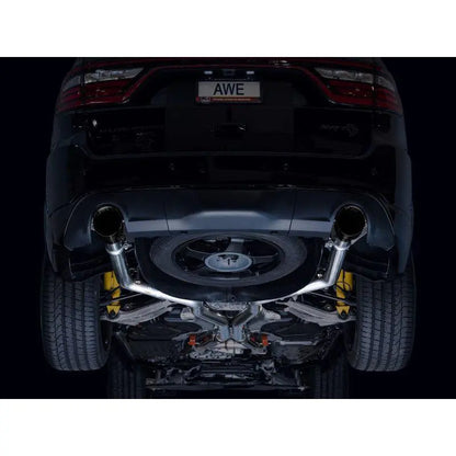 AWE Tuning 18-23 Dodge Durango SRT & Hellcat Track Edition Exhaust - Diamond Black Tips NP Motorsports