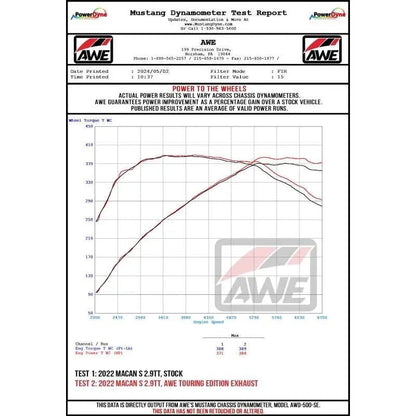 AWE Tuning 19-21 Porsche Macan 3.0T/2.9TT Touring Edition Catback Exhaust w/ Diamond Black Tips - Get it from Bo