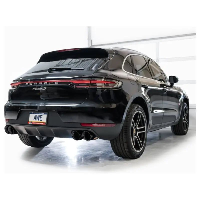 AWE Tuning 19-21 Porsche Macan 3.0T/2.9TT Touring Edition Catback Exhaust w/ Diamond Black Tips - Get it from Bo