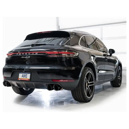 AWE Tuning 19-21 Porsche Macan 3.0T/2.9TT Touring Edition Catback Exhaust w/ Diamond Black Tips - Get it from Bo