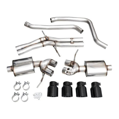 AWE Tuning 19-21 Porsche Macan 3.0T/2.9TT Touring Edition Catback Exhaust w/ Diamond Black Tips - Get it from Bo