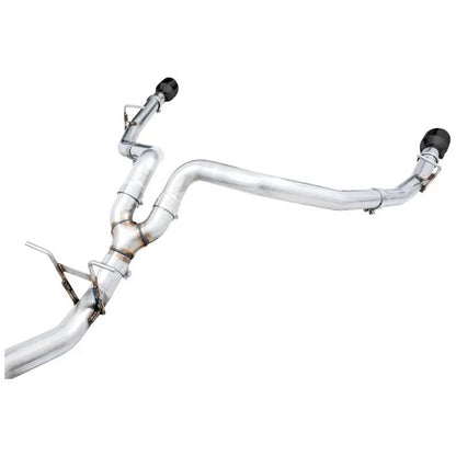 AWE Tuning 19-21 RAM 1500 5.7L (w/Cutouts) 0FG Dual Rear Exit Cat-Back Exhaust - Diamond Black Tips - Get it from Bo
