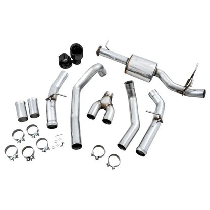 AWE Tuning 19-21 RAM 1500 5.7L (w/Cutouts) 0FG Dual Rear Exit Cat-Back Exhaust - Diamond Black Tips - Get it from Bo