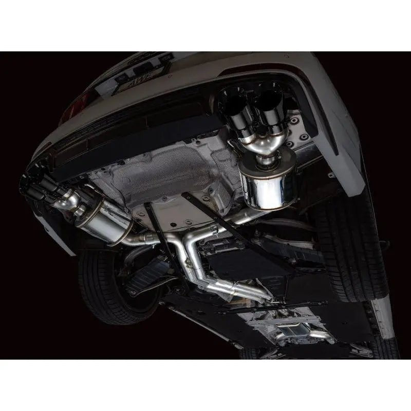 AWE Tuning 19-23 Audi C8 S6/S7 2.9T V6 AWD Touring Edition Exhaust - Diamond Black Tips - Get it from Bo