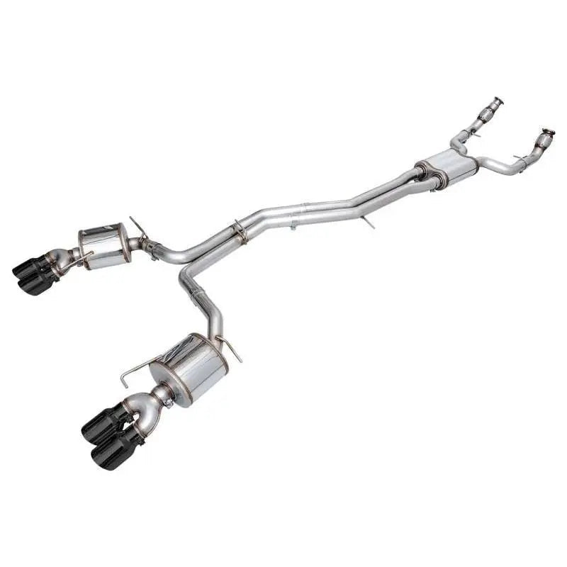 AWE Tuning 19-23 Audi C8 S6/S7 2.9T V6 AWD Touring Edition Exhaust - Diamond Black Tips - Get it from Bo
