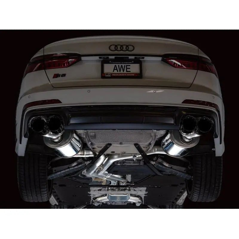 AWE Tuning 19-23 Audi C8 S6/S7 2.9T V6 AWD Touring Edition Exhaust - Diamond Black Tips - Get it from Bo