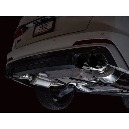 AWE Tuning 19-23 Audi C8 S6/S7 2.9T V6 AWD Touring Edition Exhaust - Diamond Black Tips - Get it from Bo