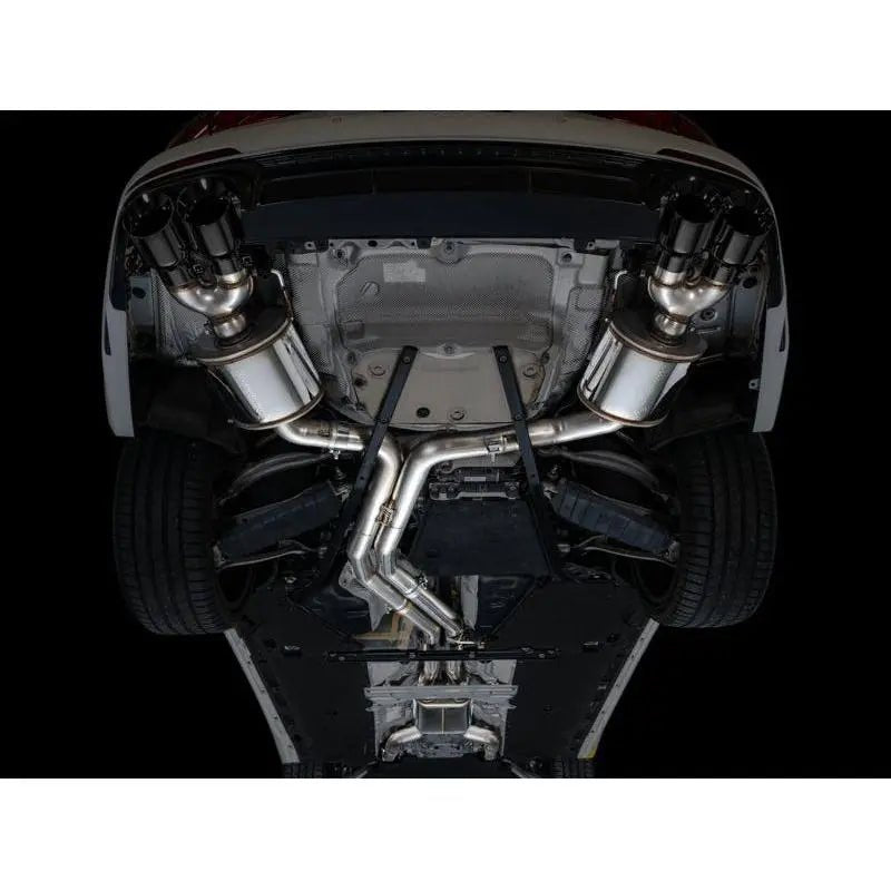 AWE Tuning 19-23 Audi C8 S6/S7 2.9T V6 AWD Touring Edition Exhaust - Diamond Black Tips - Get it from Bo
