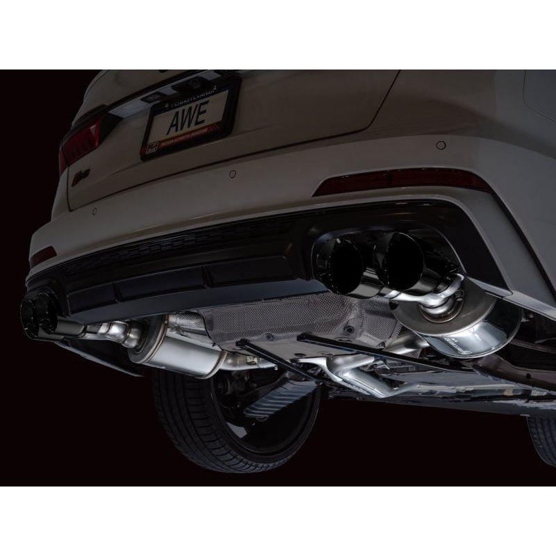 AWE Tuning 19-23 Audi C8 S6/S7 2.9T V6 AWD Touring Edition Exhaust - Diamond Black Tips NP Motorsports