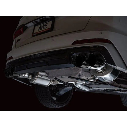 AWE Tuning 19-23 Audi C8 S6/S7 2.9T V6 AWD Touring Edition Exhaust - Diamond Black Tips NP Motorsports