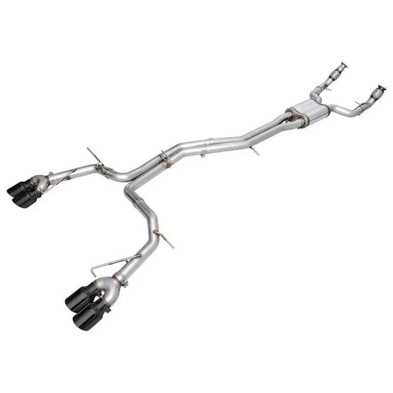 AWE Tuning 19-23 Audi C8 S6/S7 2.9T V6 AWD Track Edition Exhaust - Diamond Black Tips - Get it from Bo