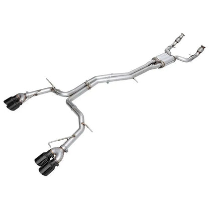 AWE Tuning 19-23 Audi C8 S6/S7 2.9T V6 AWD Track Edition Exhaust - Diamond Black Tips - Get it from Bo