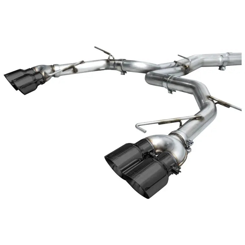 AWE Tuning 19-23 Audi C8 S6/S7 2.9T V6 AWD Track Edition Exhaust - Diamond Black Tips - Get it from Bo