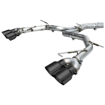 AWE Tuning 19-23 Audi C8 S6/S7 2.9T V6 AWD Track Edition Exhaust - Diamond Black Tips - Get it from Bo