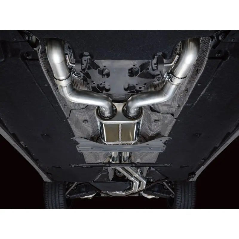 AWE Tuning 19-23 Audi C8 S6/S7 2.9T V6 AWD Track Edition Exhaust - Diamond Black Tips - Get it from Bo