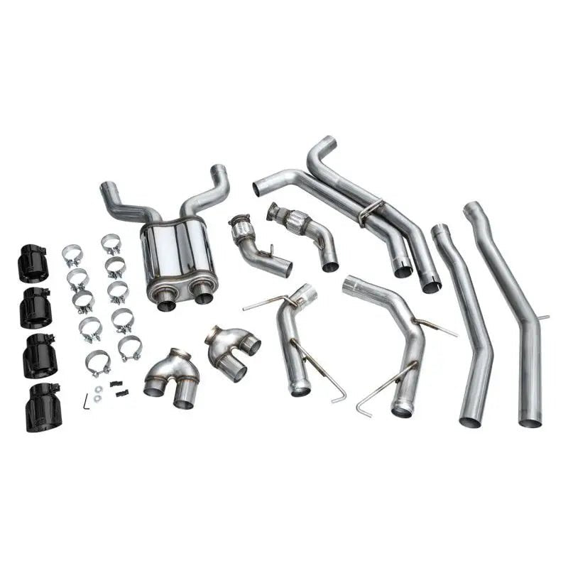 AWE Tuning 19-23 Audi C8 S6/S7 2.9T V6 AWD Track Edition Exhaust - Diamond Black Tips - Get it from Bo