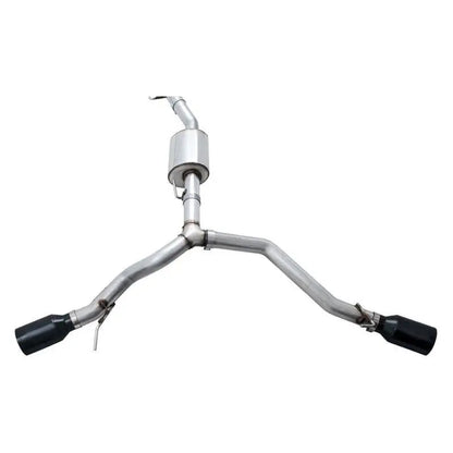 AWE Tuning 20-21 Jeep Gladiator JT 3.6L Tread Edition Cat-Back Dual Exhaust - Diamond Black Tip NP Motorsports