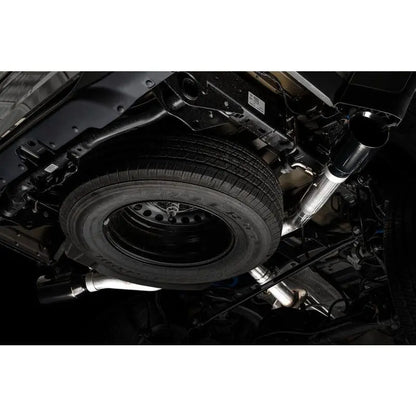 AWE Tuning 20-21 Jeep Gladiator JT 3.6L Tread Edition Cat-Back Dual Exhaust - Diamond Black Tip NP Motorsports