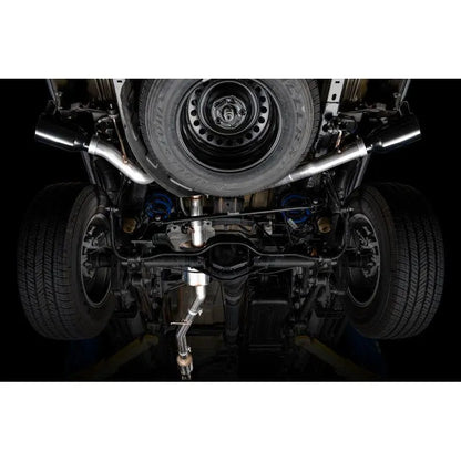AWE Tuning 20-21 Jeep Gladiator JT 3.6L Tread Edition Cat-Back Dual Exhaust - Diamond Black Tip NP Motorsports