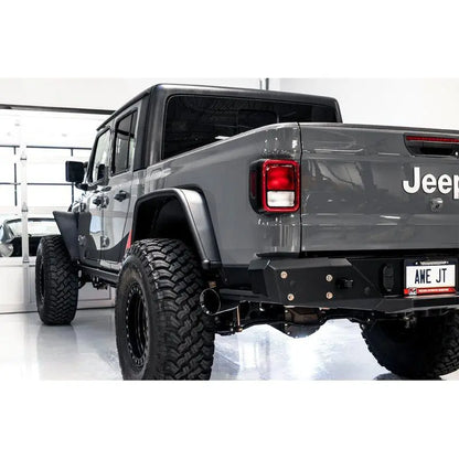AWE Tuning 20-21 Jeep Gladiator JT 3.6L Tread Edition Cat-Back Dual Exhaust - Diamond Black Tip NP Motorsports