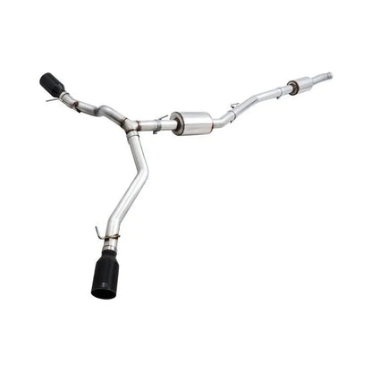 AWE Tuning 20-21 Jeep Gladiator JT 3.6L Tread Edition Cat-Back Dual Exhaust - Diamond Black Tip NP Motorsports