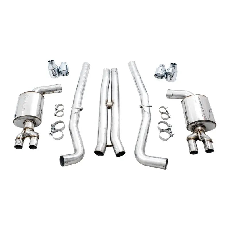AWE Tuning 2015+ Dodge Challenger 6.4L/6.2L Non-Resonated Touring Edition Exhaust - Use Stock Tips - Get it from Bo