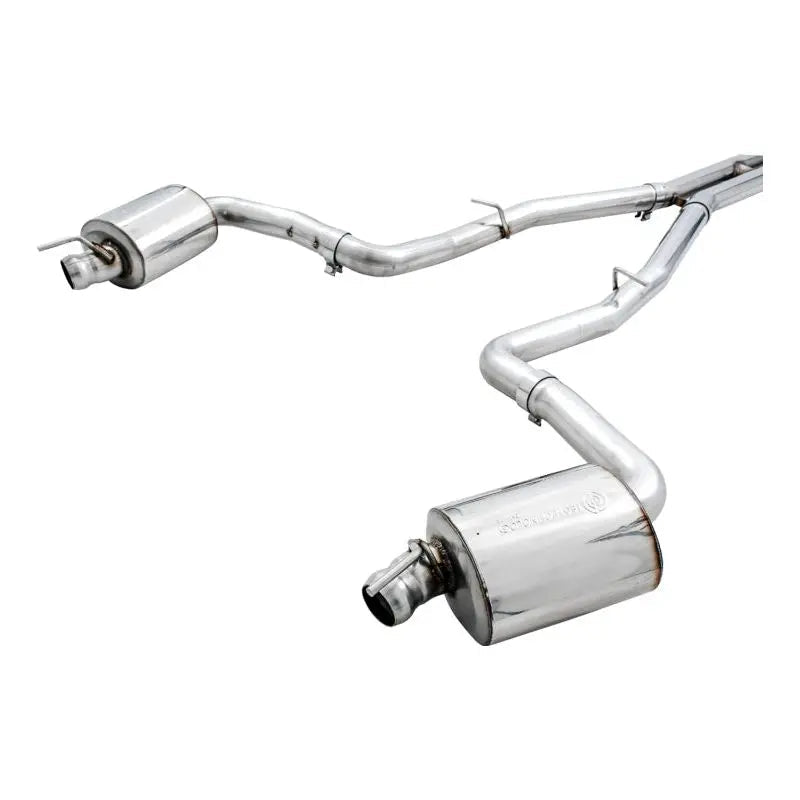 AWE Tuning 2015+ Dodge Challenger 6.4L/6.2L Non-Resonated Touring Edition Exhaust - Use Stock Tips - Get it from Bo