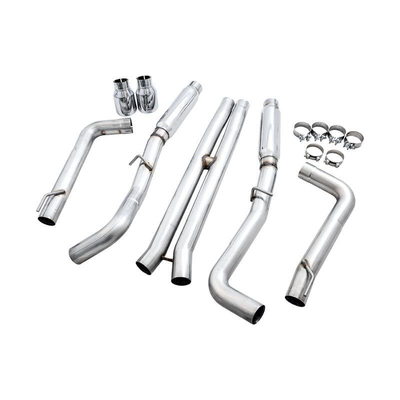 AWE Tuning 2015+ Dodge Charger 6.4L/6.2L Supercharged Track Edition Exhaust - Chrome Silver Tips NP Motorsports