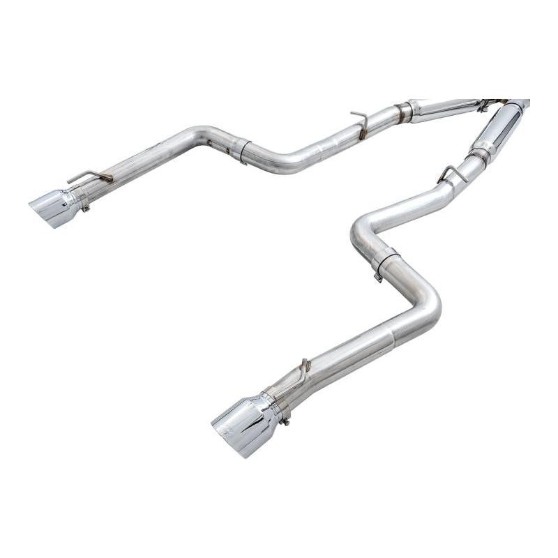 AWE Tuning 2015+ Dodge Charger 6.4L/6.2L Supercharged Track Edition Exhaust - Chrome Silver Tips NP Motorsports