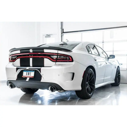 AWE Tuning 2015+ Dodge Charger 6.4L/6.2L Supercharged Track Edition Exhaust - Chrome Silver Tips NP Motorsports