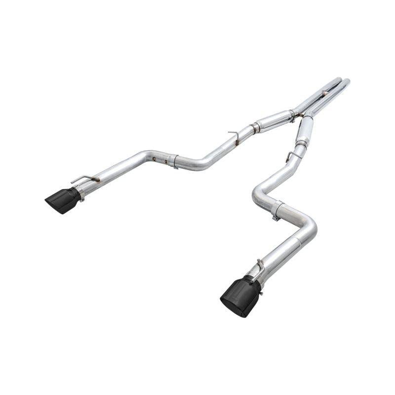 AWE Tuning 2015+ Dodge Charger 6.4L/6.2L Supercharged Track Edition Exhaust - Diamond Black Tips NP Motorsports