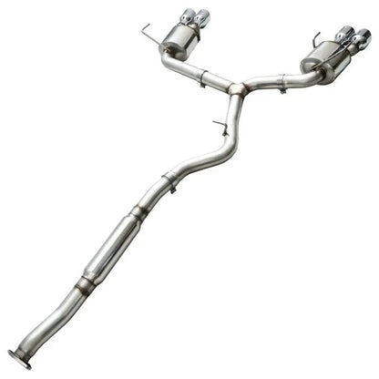AWE Tuning 2015+ Subaru WRX VA Sedan Touring Edition Exhaust - Chrome Silver Tips (102mm) - Get it from Bo