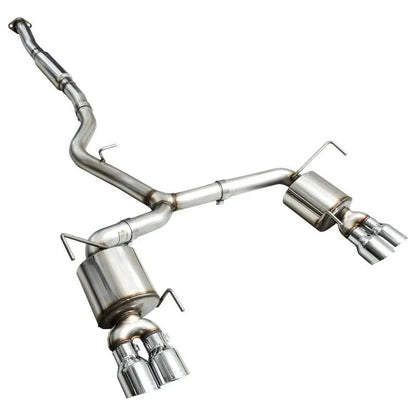 AWE Tuning 2015+ Subaru WRX VA Sedan Touring Edition Exhaust - Chrome Silver Tips (102mm) - Get it from Bo