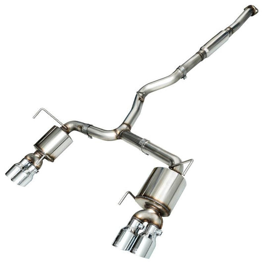 AWE Tuning 2015+ Subaru WRX VA Sedan Touring Edition Exhaust - Chrome Silver Tips (102mm) NP Motorsports