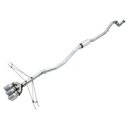 AWE Tuning 2016+ Honda Civic Si Track Edition Exhaust w/Front Pipe & Triple Chrome Silver Tips NP Motorsports