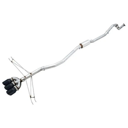 AWE Tuning 2016+ Honda Civic Si Track Edition Exhaust w/Front Pipe & Triple Diamond Black Tips NP Motorsports