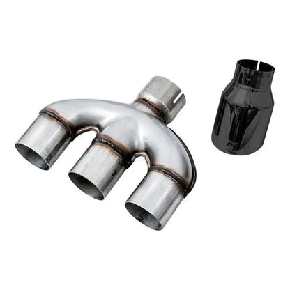 AWE Tuning 2016+ Honda Civic Si Track Edition Exhaust w/Front Pipe & Triple Diamond Black Tips NP Motorsports