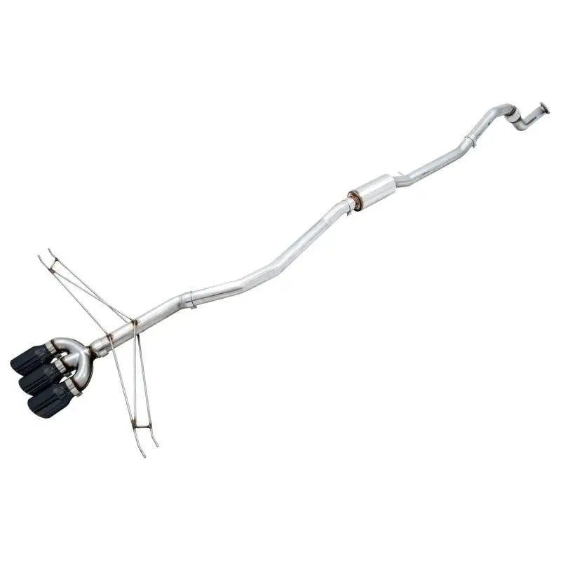 AWE Tuning 2016+ Honda Civic Si Track Edition Exhaust w/Front Pipe & Triple Diamond Black Tips - Get it from Bo