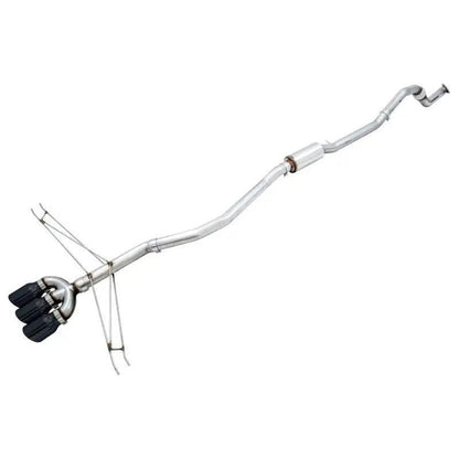 AWE Tuning 2016+ Honda Civic Si Track Edition Exhaust w/Front Pipe & Triple Diamond Black Tips - Get it from Bo