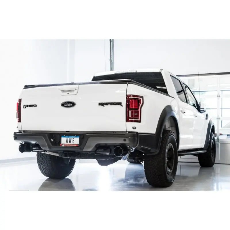 AWE Tuning 2017+ Ford Raptor 0 FG Performance Exhaust System - w/ Diamond Black Tips - Get it from Bo